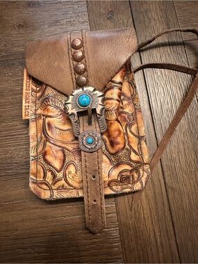 Horse Tack - Western Mini Saddle Bag/Cell Phone Holder by Running Roan Tack